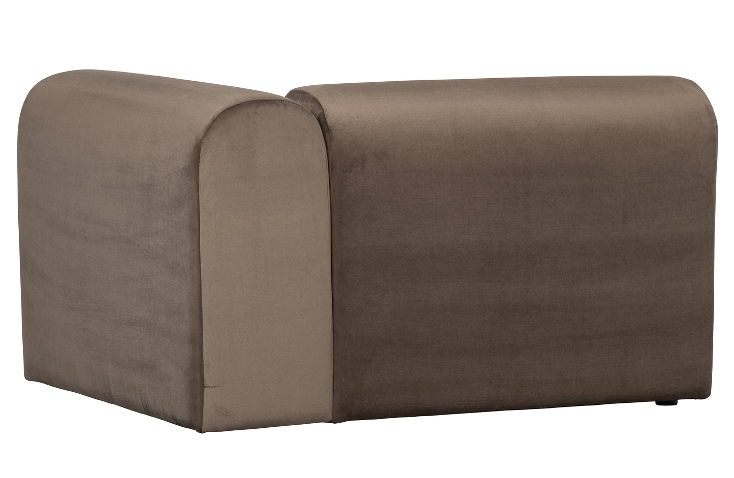 BEPUREHOME | Caleidoscoop - Soffmodul, Höger, Velour Taupe