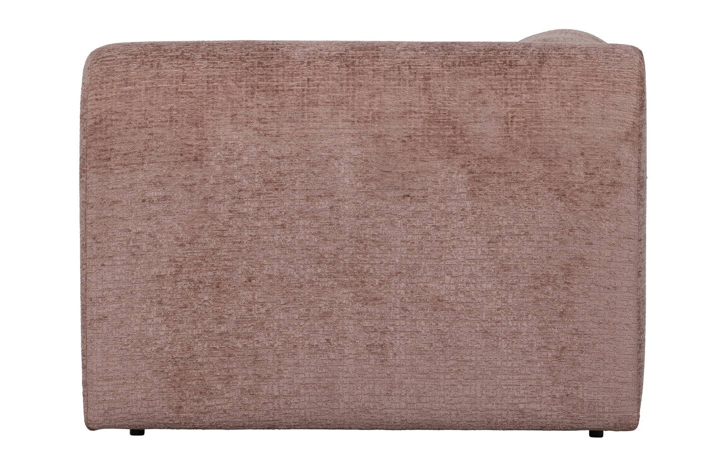 BEPUREHOME | Caleidoscoop - Soffmodul, Höger, Structure Velour Blush