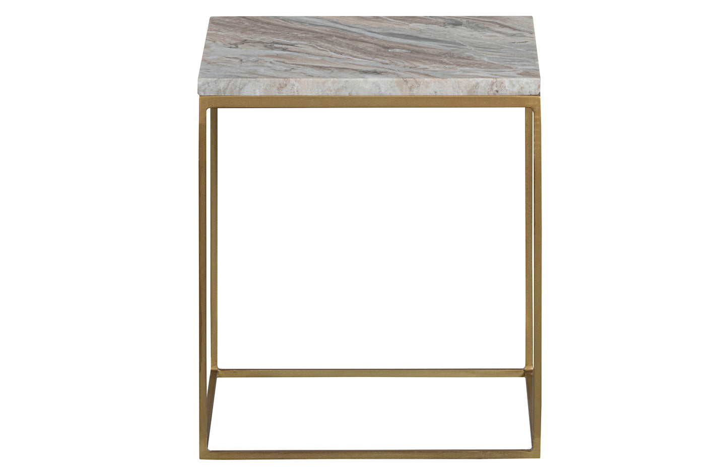 BEPUREHOME | Set med 2 Mellow - Sidobord,s Marble Champagne
