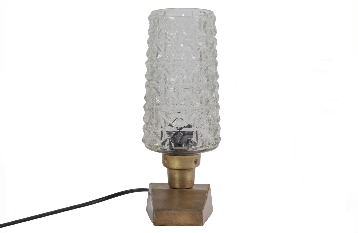 Charge - Bordlampe, Metal/glas Antik Messing