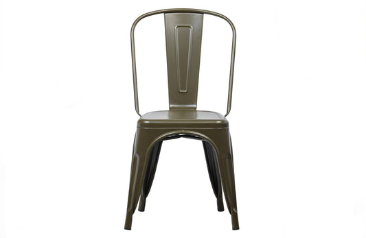 Afternoon Metal - Spisebordsstol, Camouflage Grøn