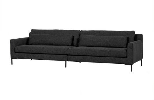 Hang Out - 4 personer sofa, Mélange Stof, Mørkegrå