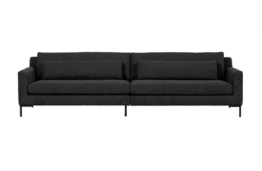 Hang Out - 4 personer sofa, Mélange Stof, Mørkegrå
