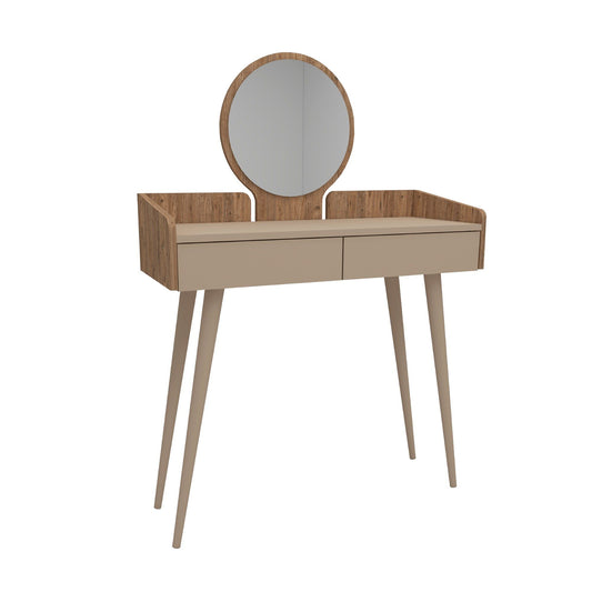 Skodya - Atlantic Pine, Beige - Make-up bord med spejl