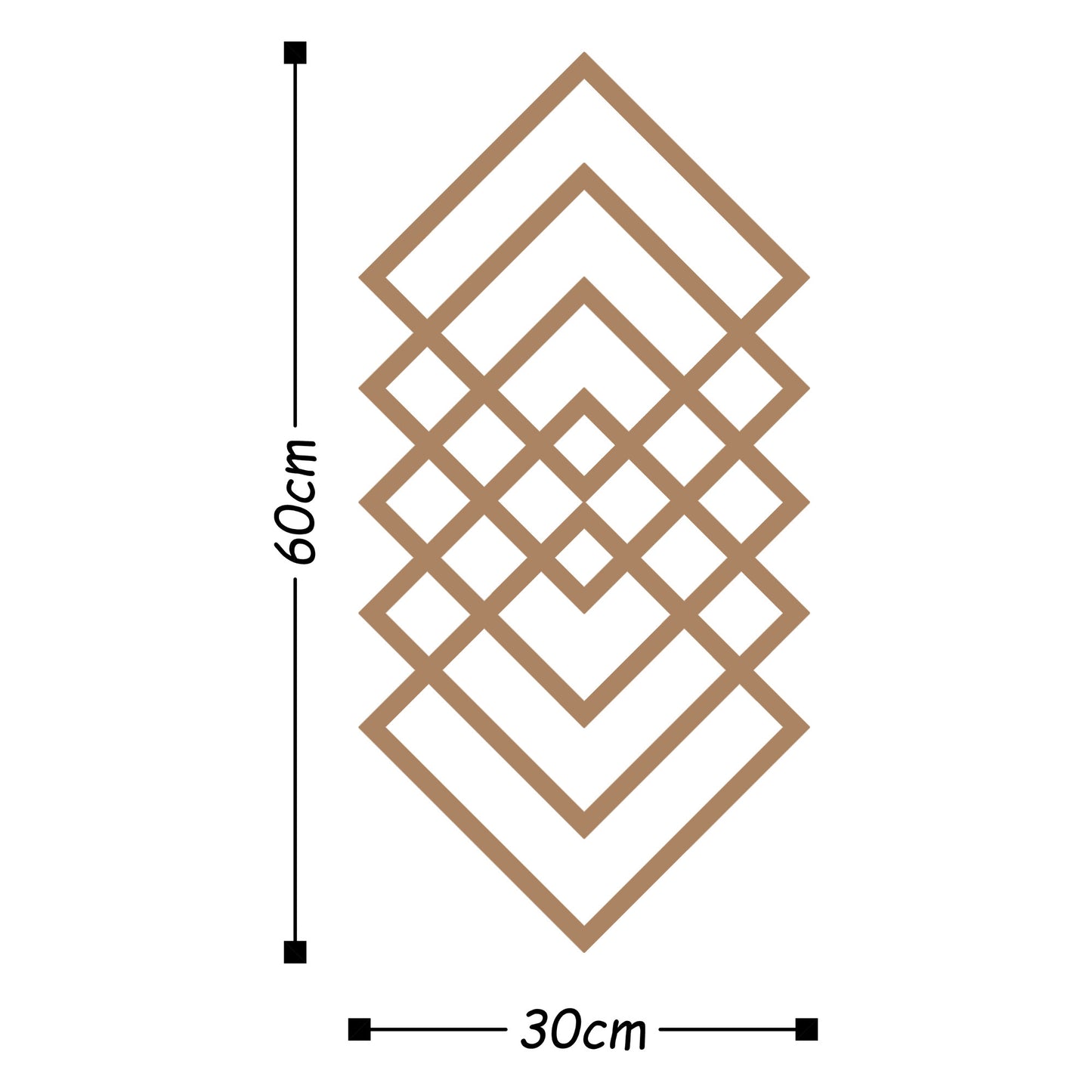 TAKK Geometry - Copper - NordlyHome.dk