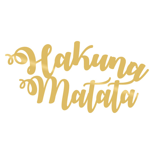 TAKK Hakuna Matata - Gold - NordlyHome.dk