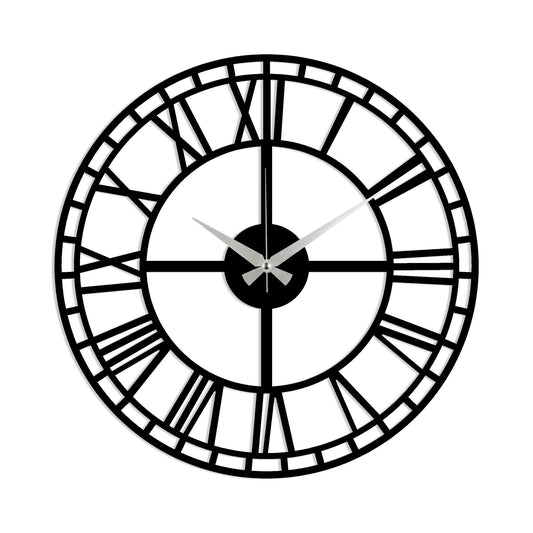 TAKK Metal Wall Clock 2 - Black - NordlyHome.dk