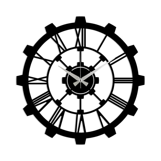 TAKK Metal Wall Clock 16 - Black - NordlyHome.dk