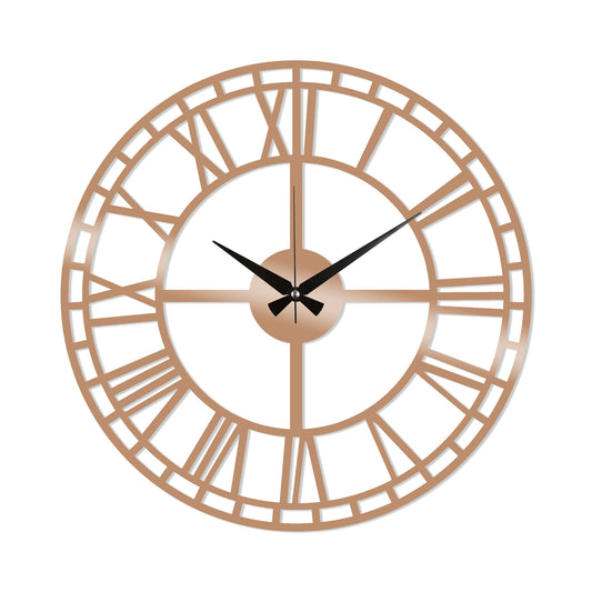 TAKK Metal Wall Clock 2 - Copper - NordlyHome.dk