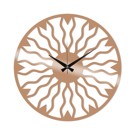 TAKK Metal Wall Clock 21 - Copper - NordlyHome.dk