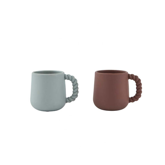 Mellow Cup - Paket med 2 - Choco / Pale Mint