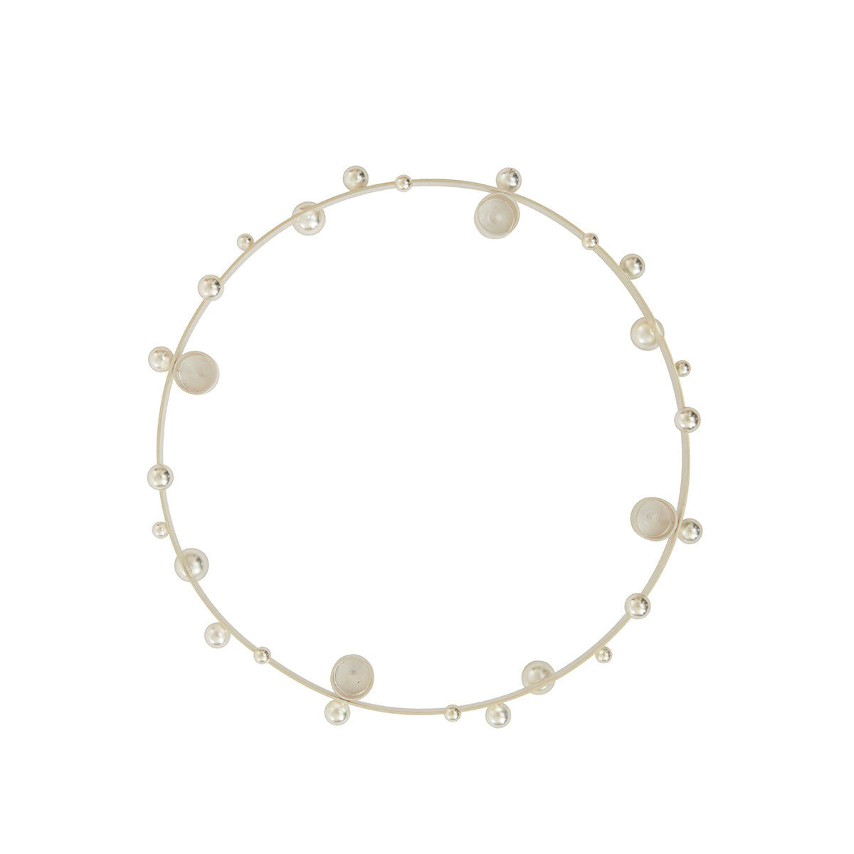 OYOY Living | Ljusstake Pearl Advent - Silver