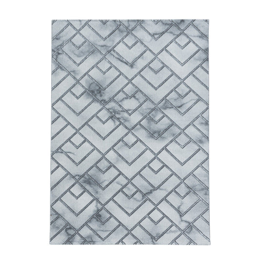 NAXOS3813SØLV Tæppe (140 x 200) - Sølv hvid
