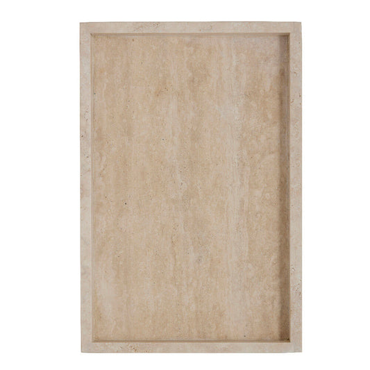 Travina bakke 30x20 cm. sand marmor