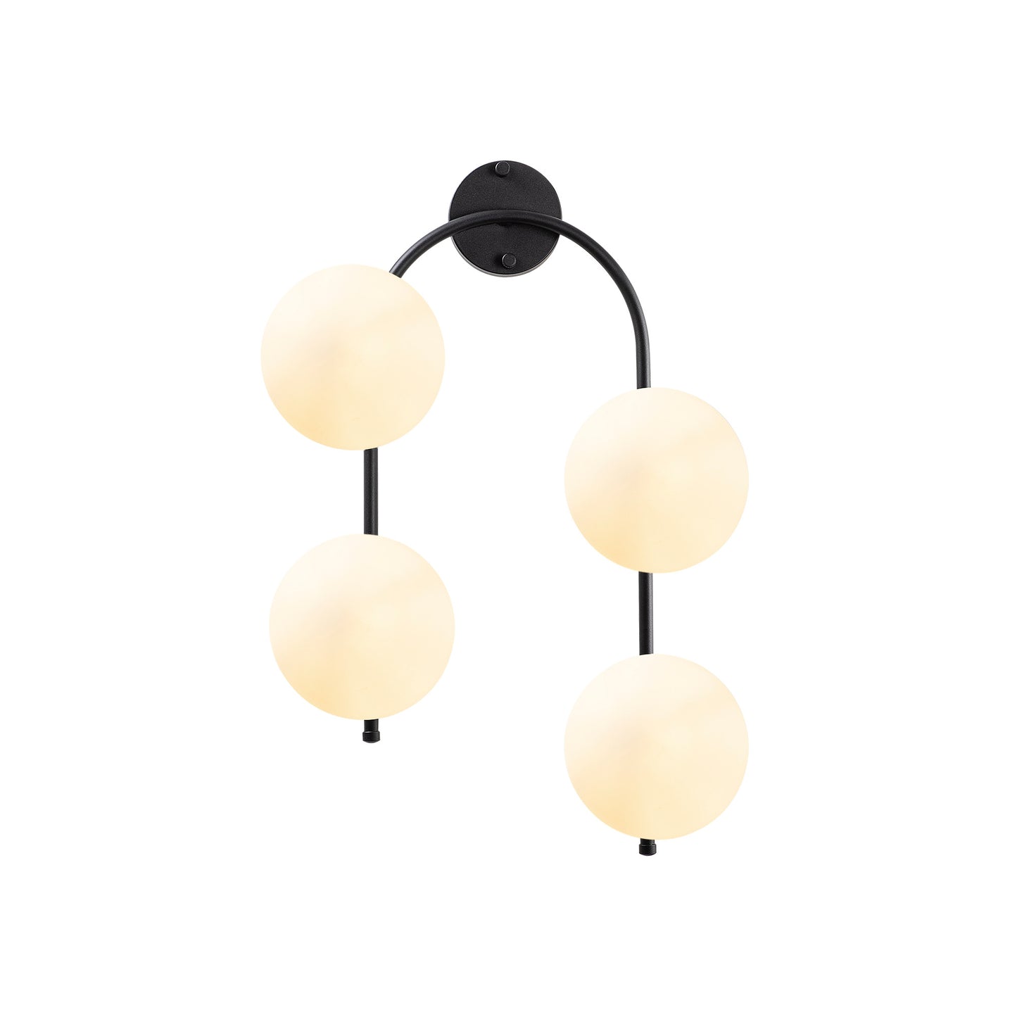 Loto Living | Vägglampa Jewel - 10595 - Svart och vit