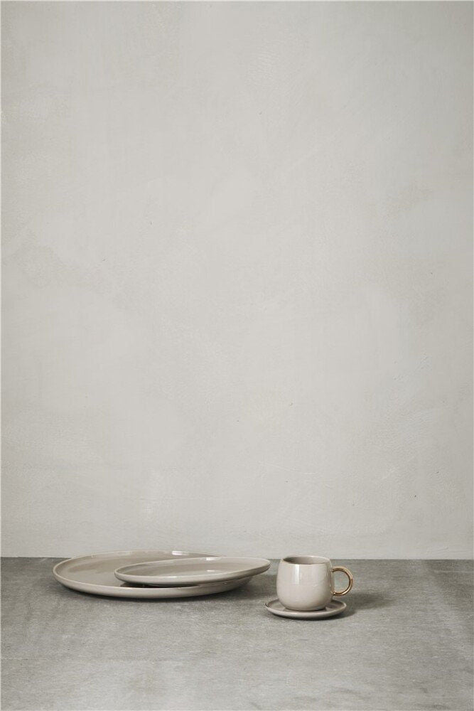 Clara espresso kop H7 cm. brun