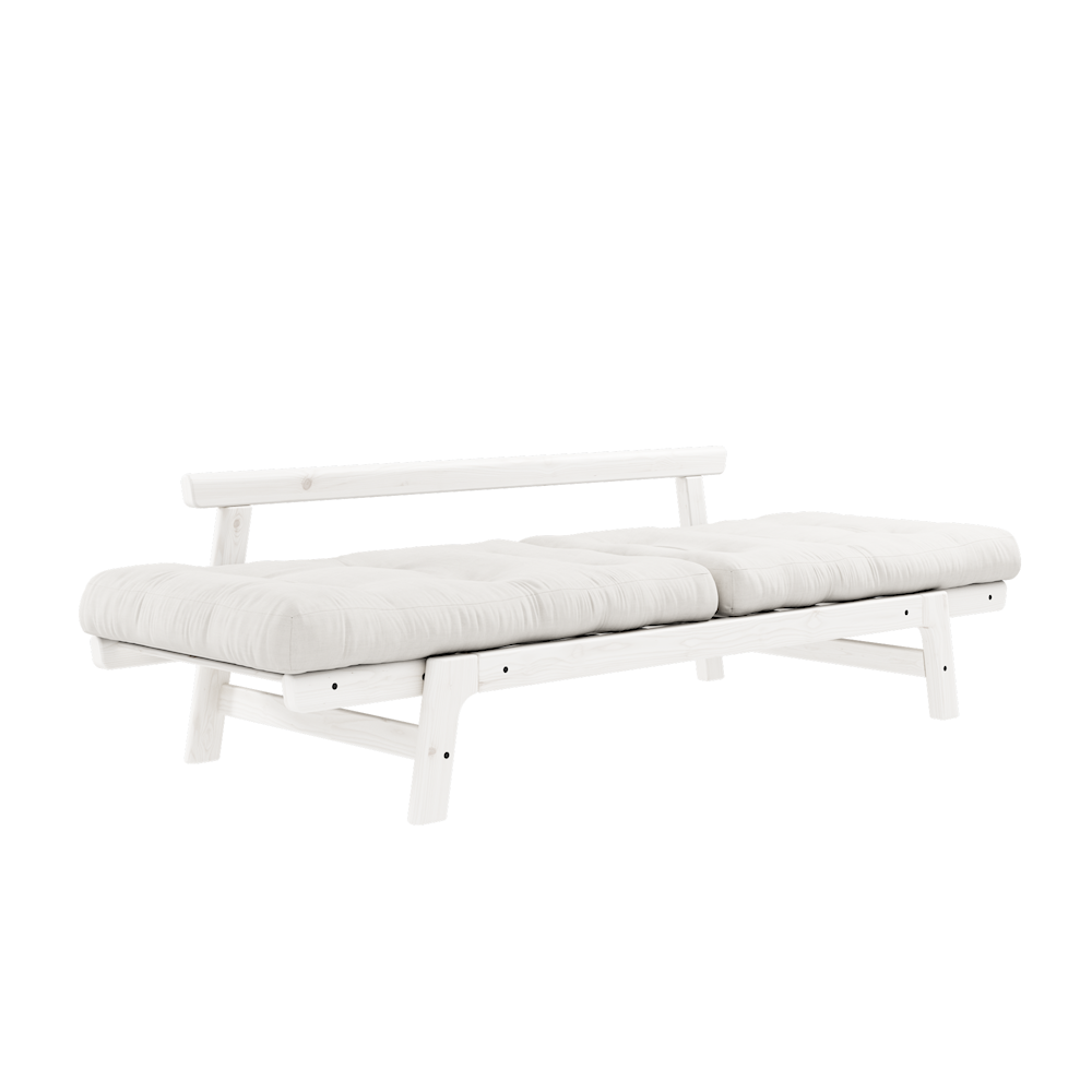 STEP WHITE LACQUERED W. STEP MATTRESSES NATURAL-2