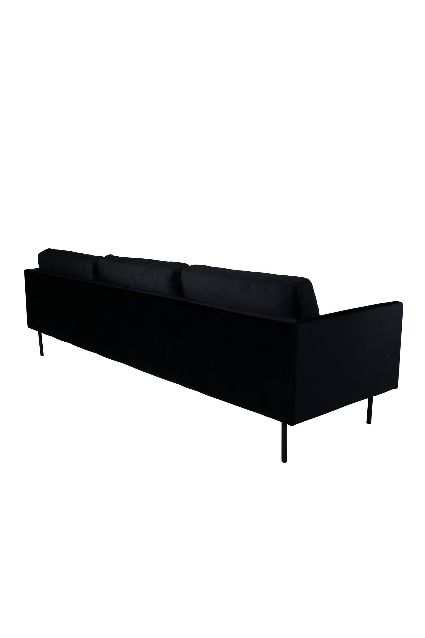 Venture Design | Zoom 3-personers soffa - Svart / Svart velour