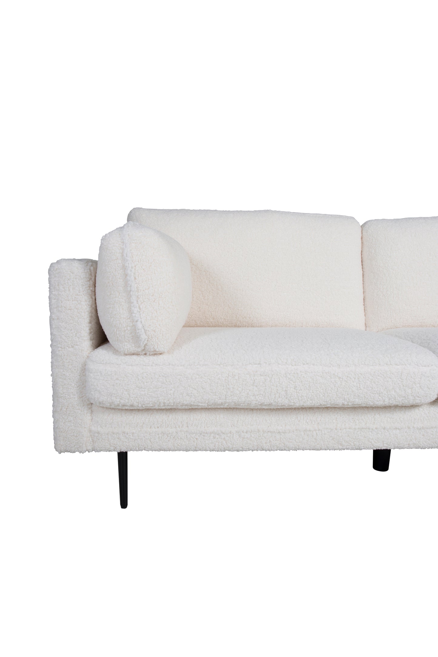 Venture Design | Boom 3-personers soffa - Teddy Tyg Vit