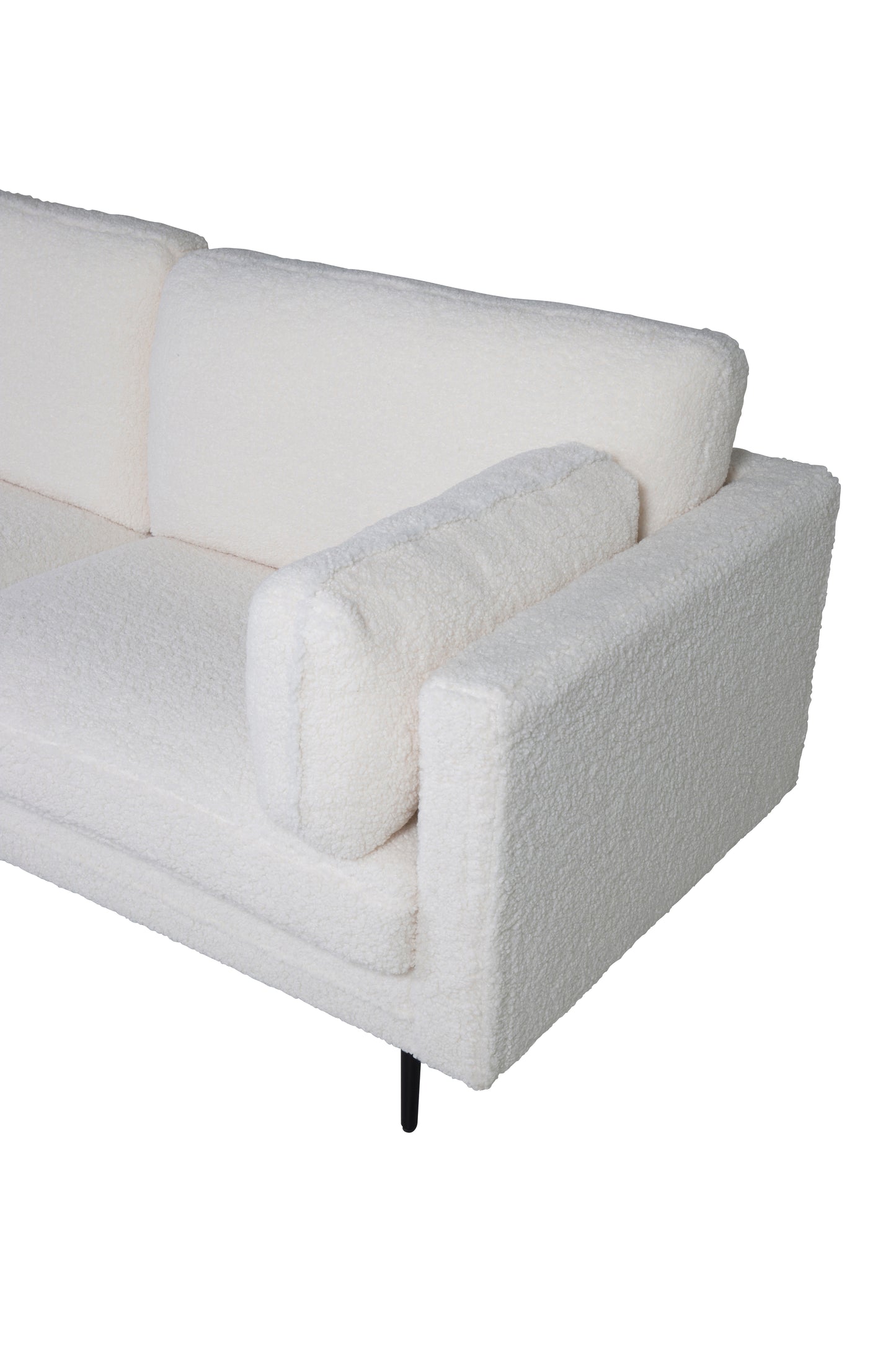 Venture Design | Boom 3-personers soffa - Teddy Tyg Vit