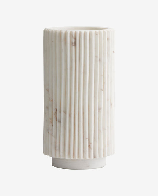 LOON vase - hvid marmor