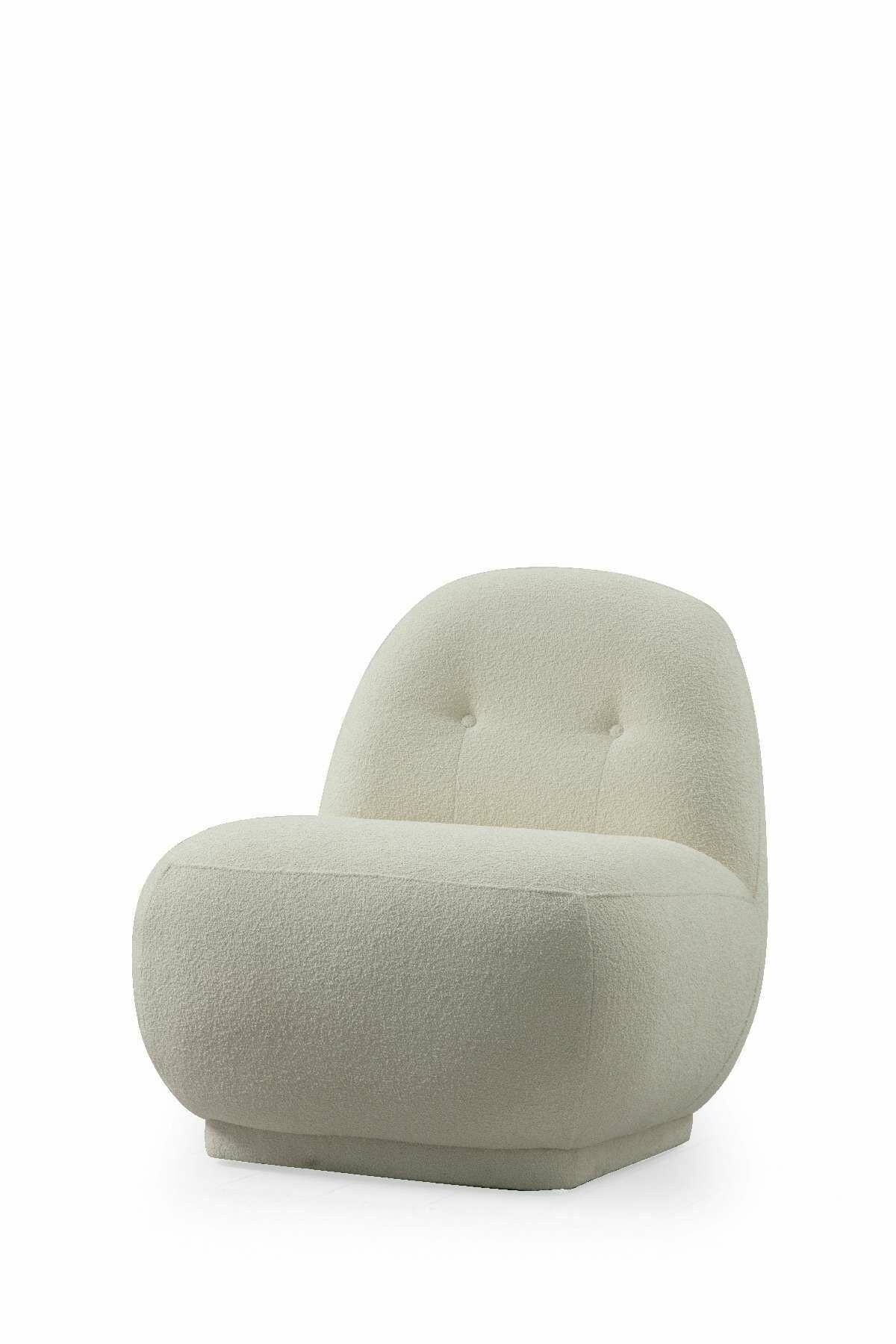 Panda 1+1 - Sennep, Hvid - Wing Chair Sæt