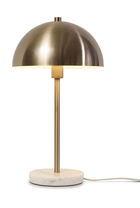 Det handlar om RoMi | Bordslampa järn/marmor Toulouse vit/guld