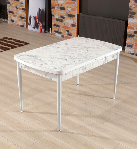 Trend Carrara - Udtrækkeligt spisebord