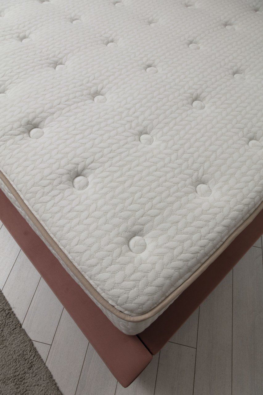 Deluxe Set 150 x 200 v2 - Dusty Rose - Double Mattress, Base & Headboard