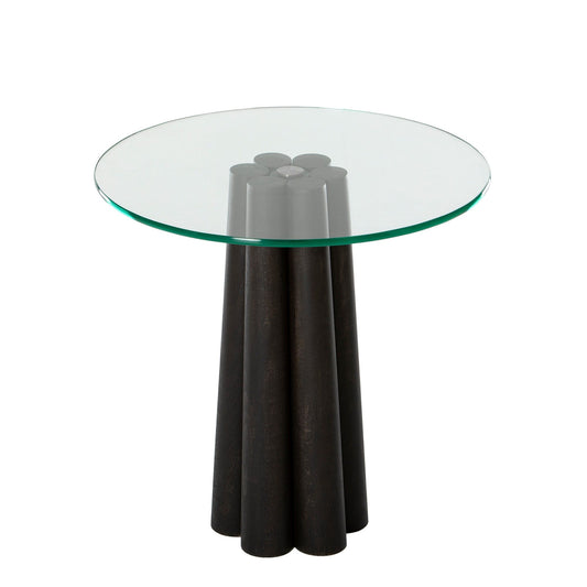 Formations - Sidebord, Mørkebrun og gennemsigtig glas