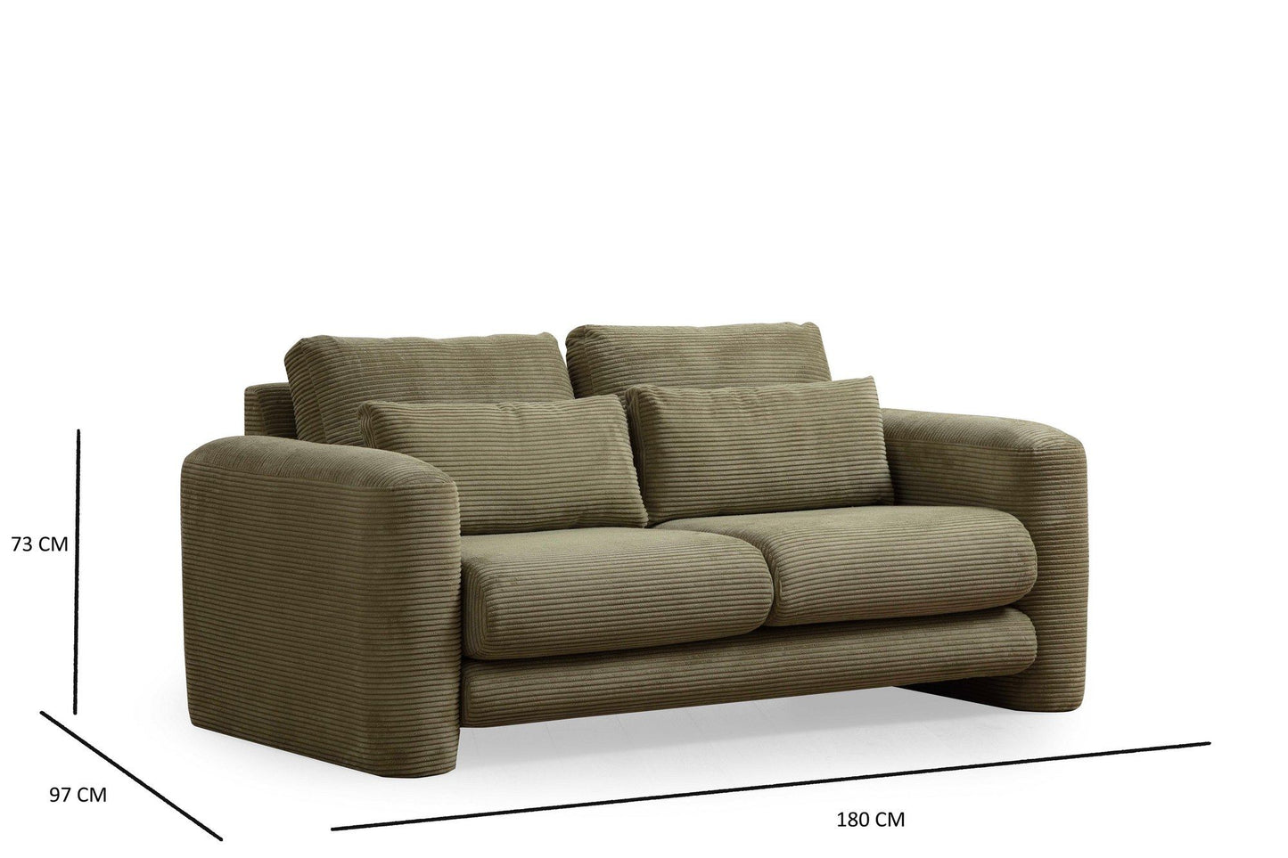 Lily Green - 2 - 2-sæders sofa