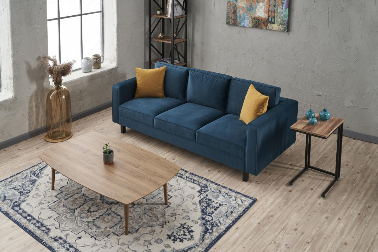 Kale Velvet - Oliegrøn - 3-sæders sofa
