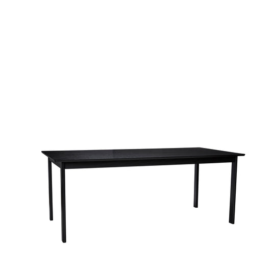 Snyggt matbord fyrkantigt svart