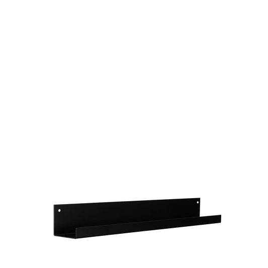 Hübsch | Care - Liten fotohylla för vägg i svart metall med kant