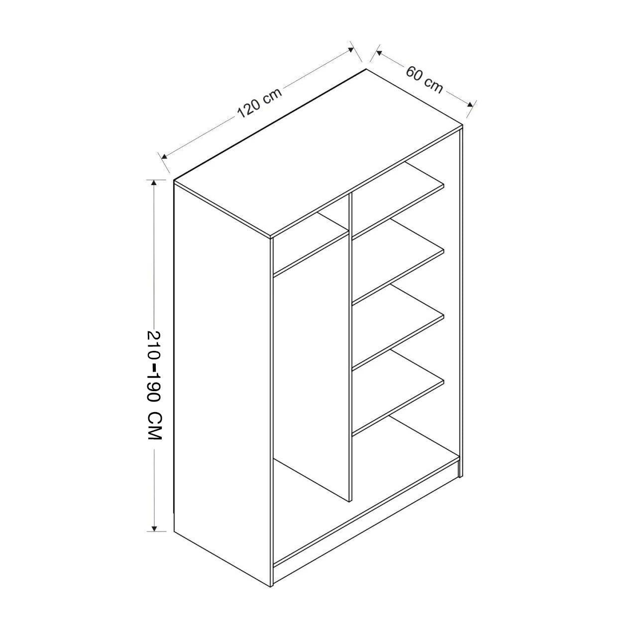 Kale White Oak - 2314 - Garderobe