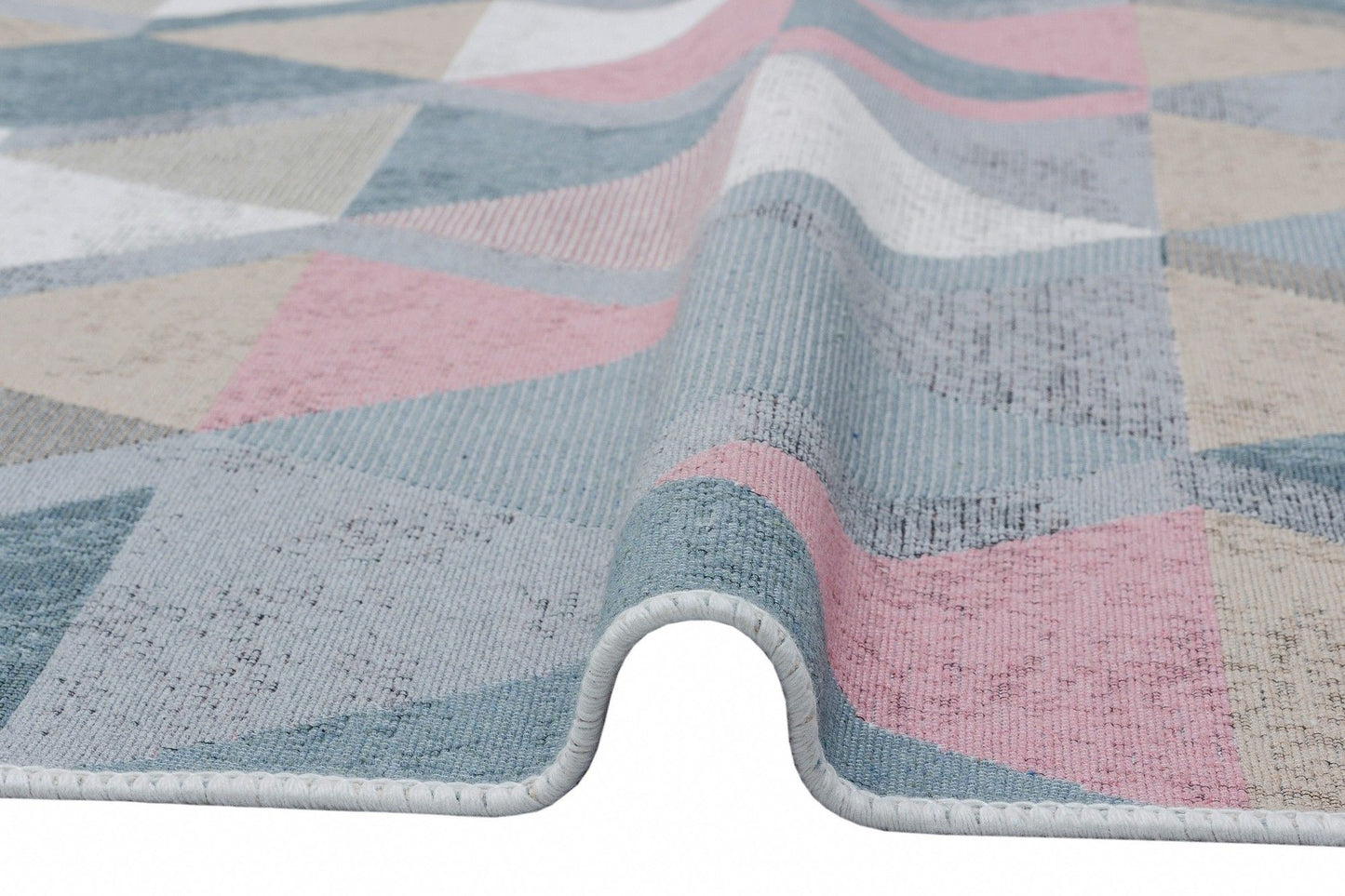 Ar 10 - blå, lyserød - tæppe (120 x 180)