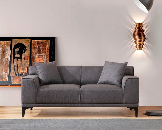 Petra 2 - antracit - 2-sæders sofa