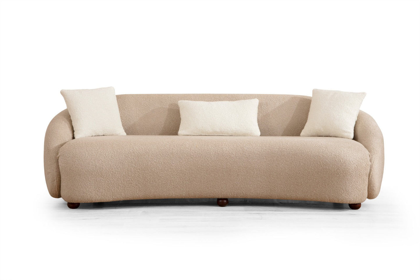 Napoli - Cappuccino - 3-sæders sofa