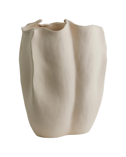 ISABELA vase h36,5 cm - creme