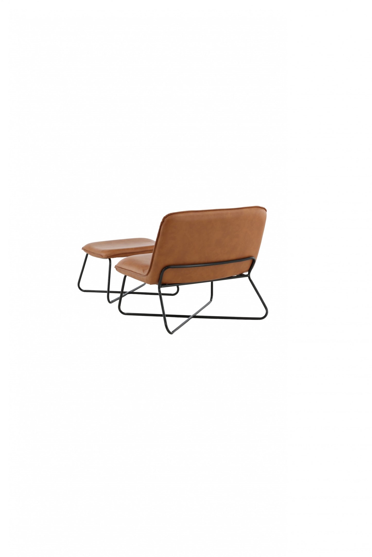 Venture Design | X-Lounge Stol - Brun PU