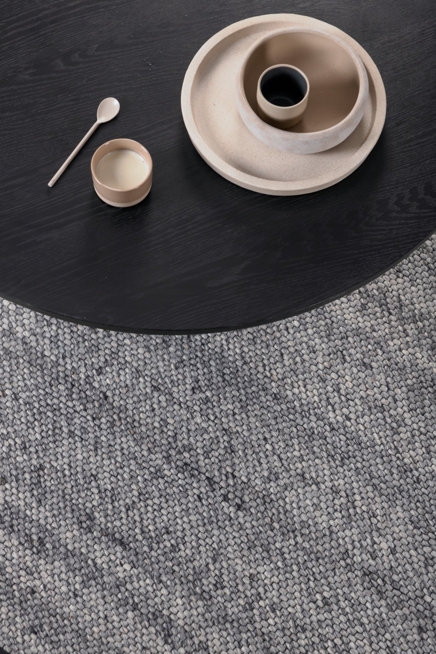 Venture Design | Ganga Wool matta - 240*170cm - Silver