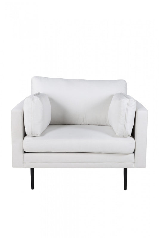 Venture Design | Boom Lounge Chair - Svart / Ljus Beige Tyg