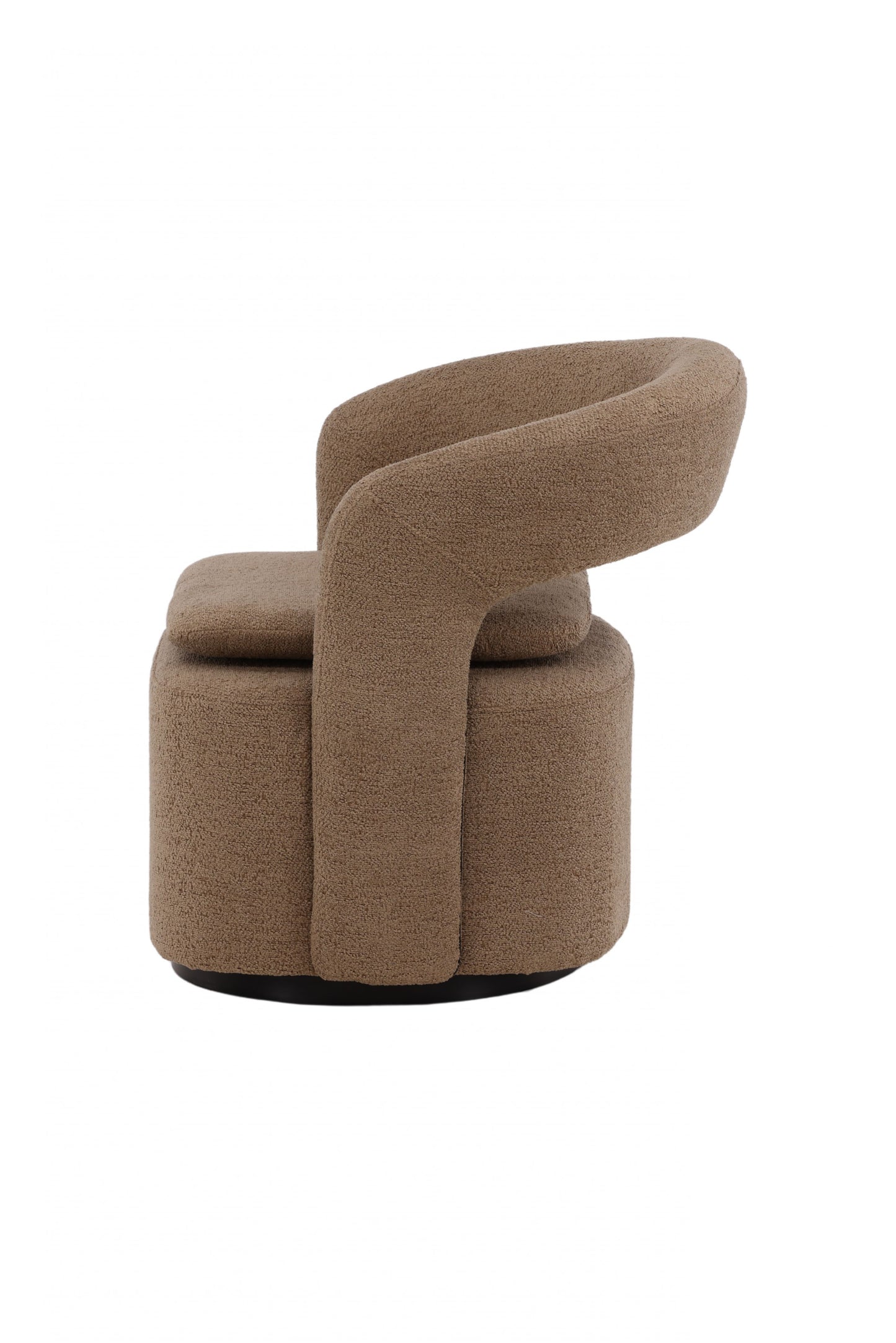 Venture Design | Laurel Lounge Chair - Svart / Beige Boucle