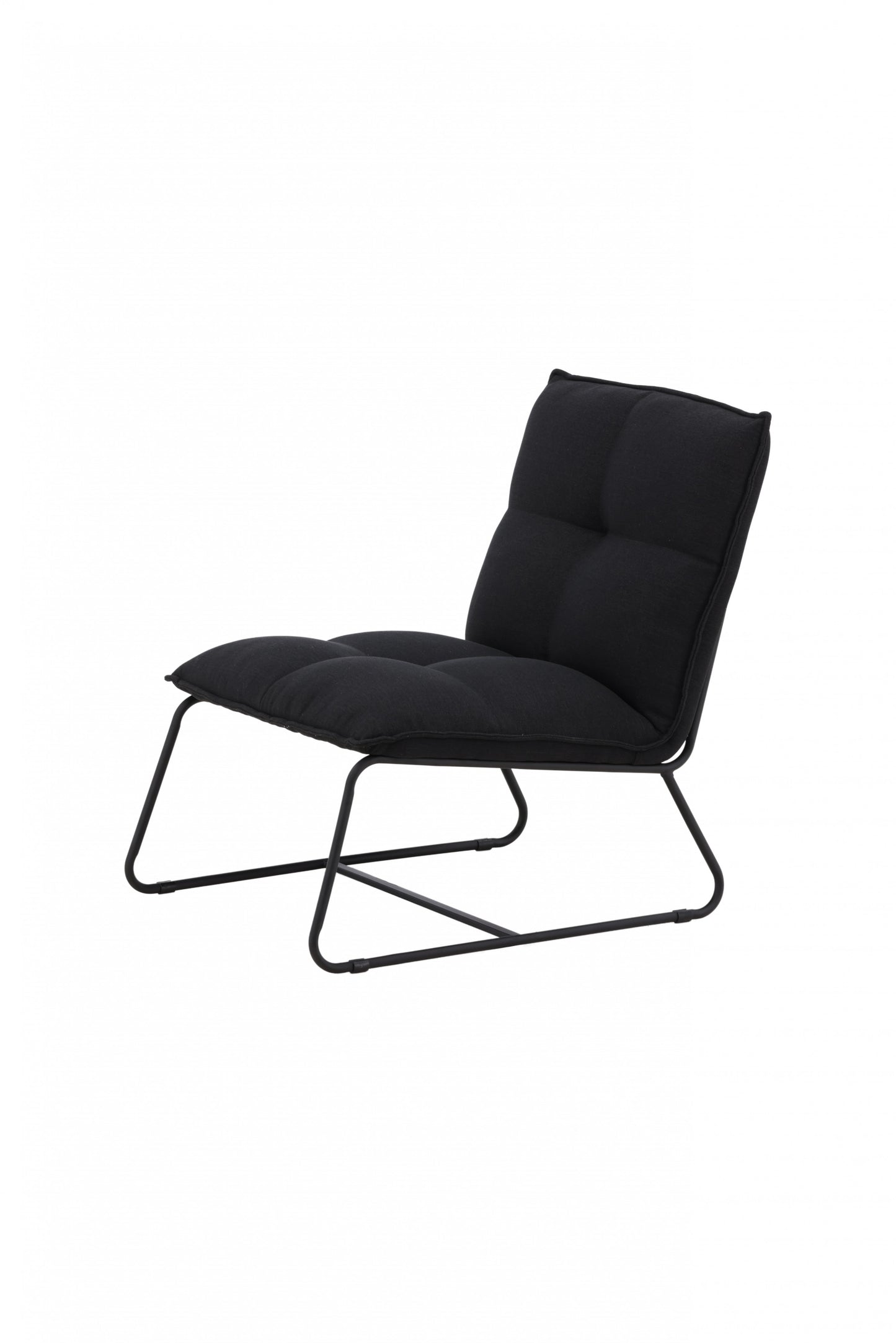 Venture Design | Madison Lounge Chair - Svart / Svart Linne