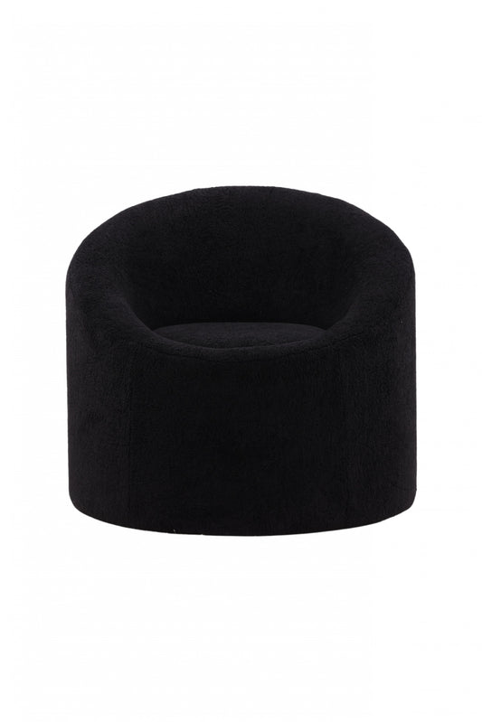Venture Design | Warren Lounge Chair - Svart Fleece