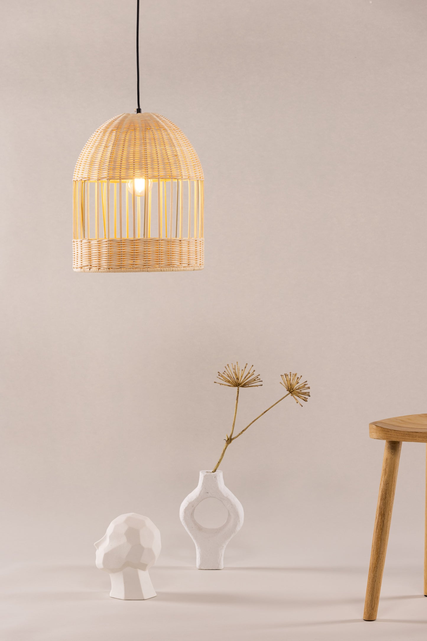 Alsbäck Pendant Lamp - / Nature Rattan