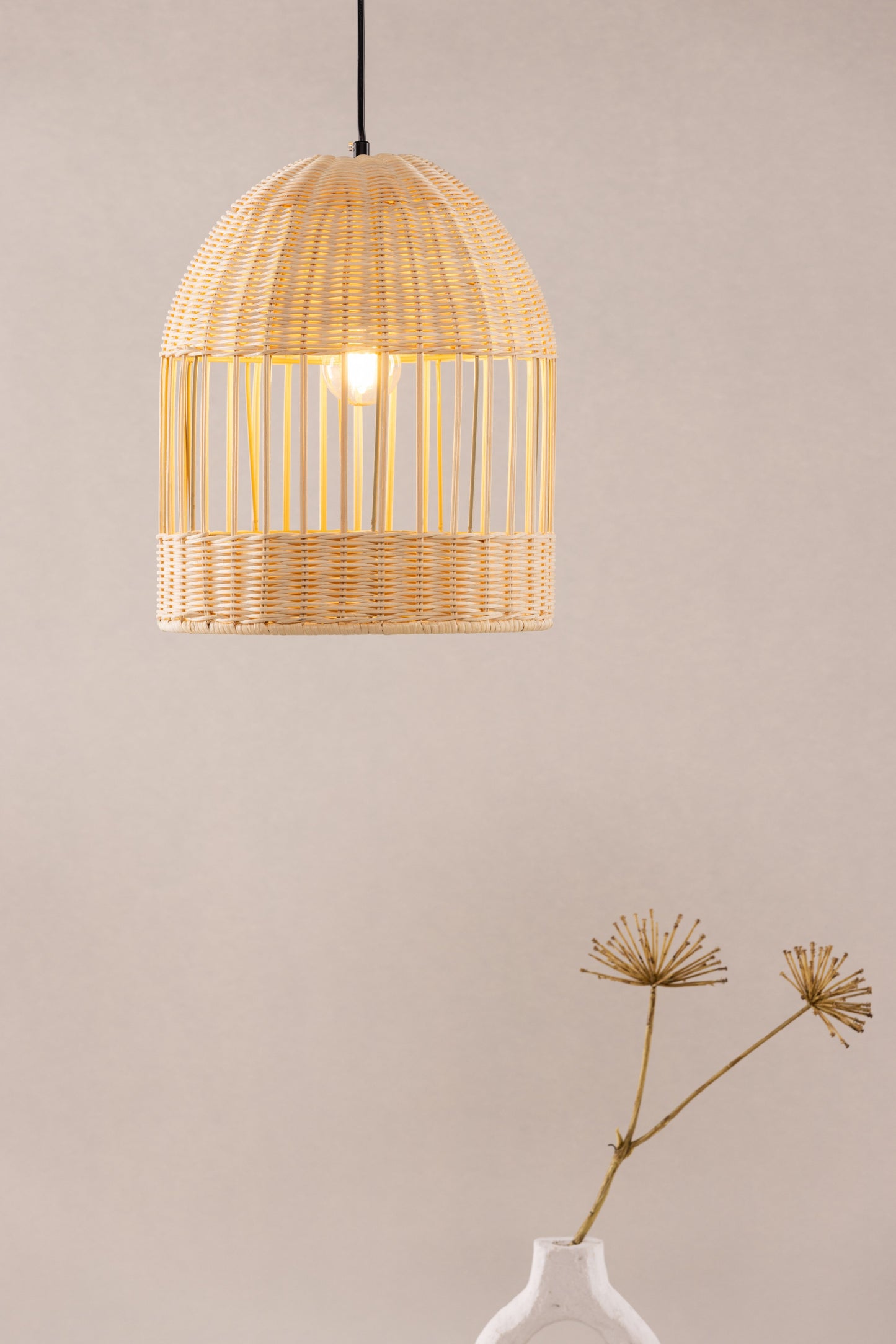 Alsbäck Pendant Lamp - / Nature Rattan