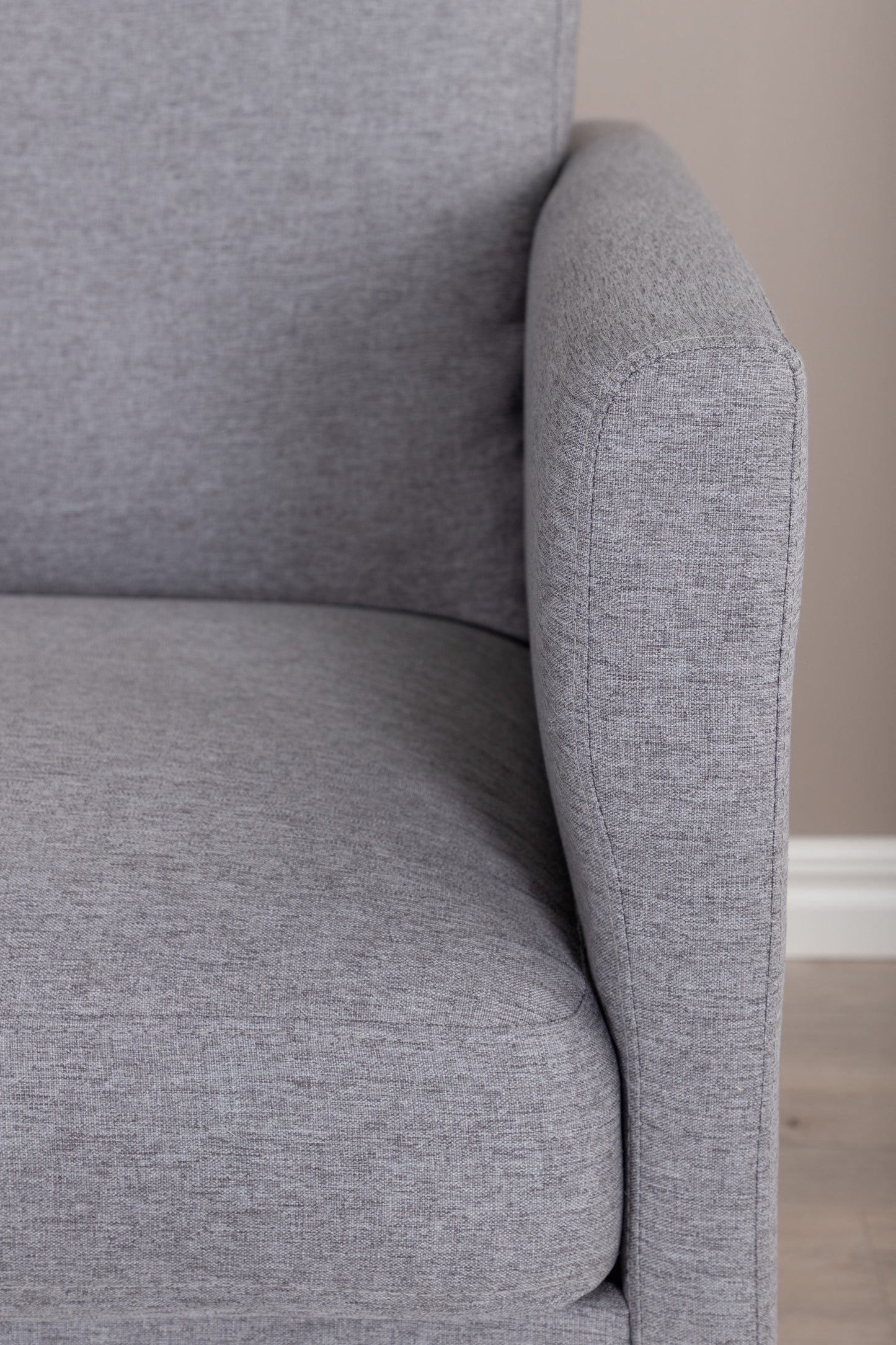 Venture Design | Zoom 2-personers soffa - Svart / Stålgrå tyg